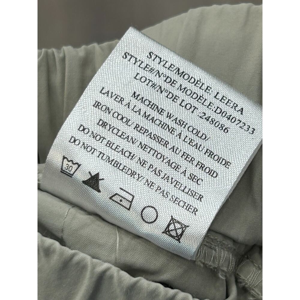 Theory 38 Womens Gray Elastic Waist Slash Pocket Cropped Jogger Pants Size Small - Picture 9 of 11